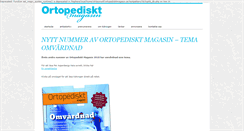 Desktop Screenshot of ortopedisktmagasin.se