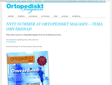 Tablet Screenshot of ortopedisktmagasin.se